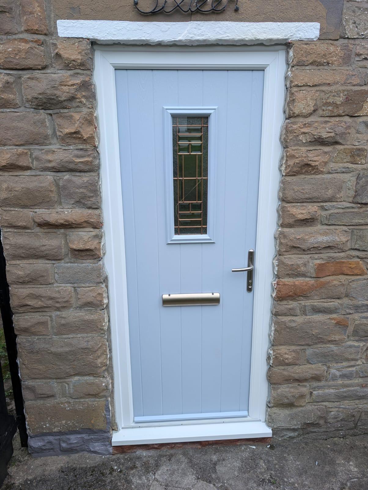 Composite Doors installation by Essential Glazing Products