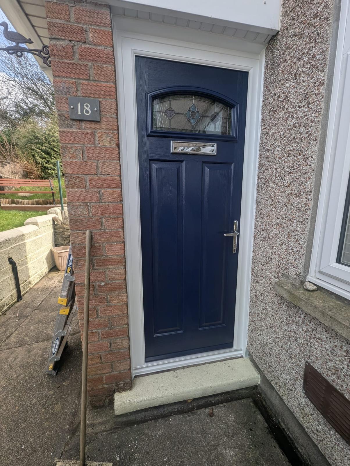 Composite Doors installation by Essential Glazing Products