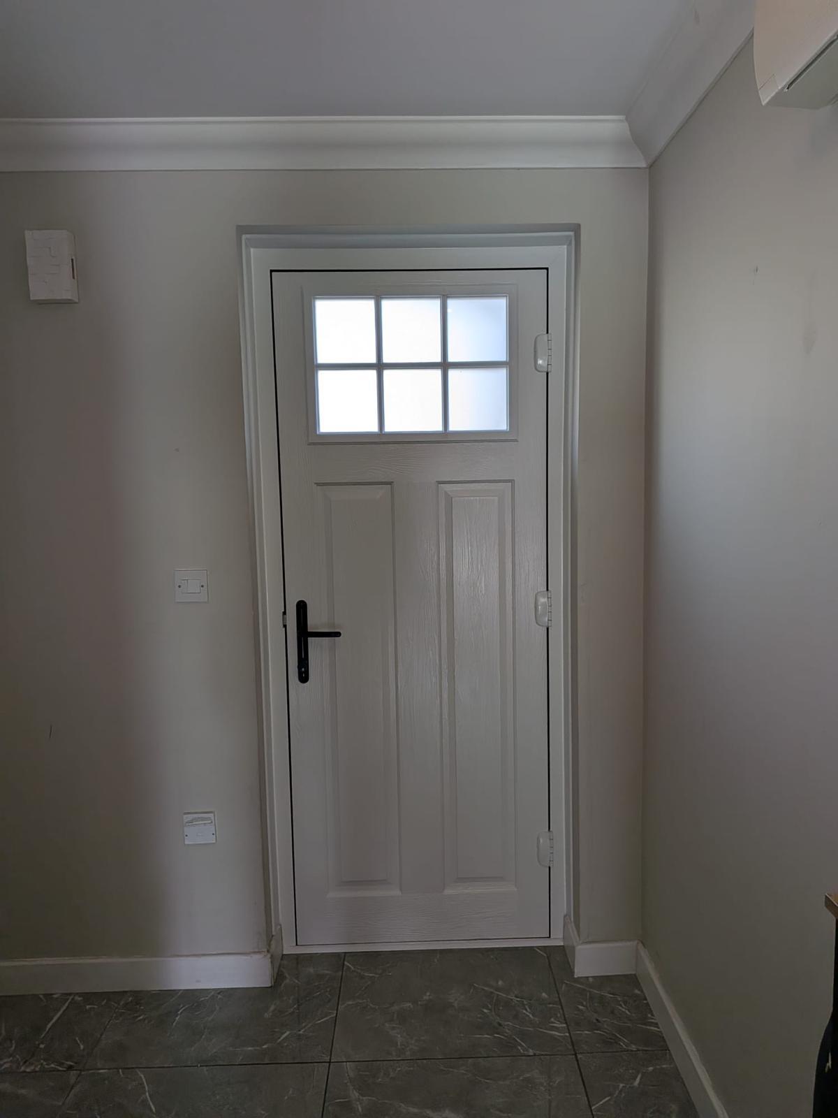Composite Doors installation by Essential Glazing Products