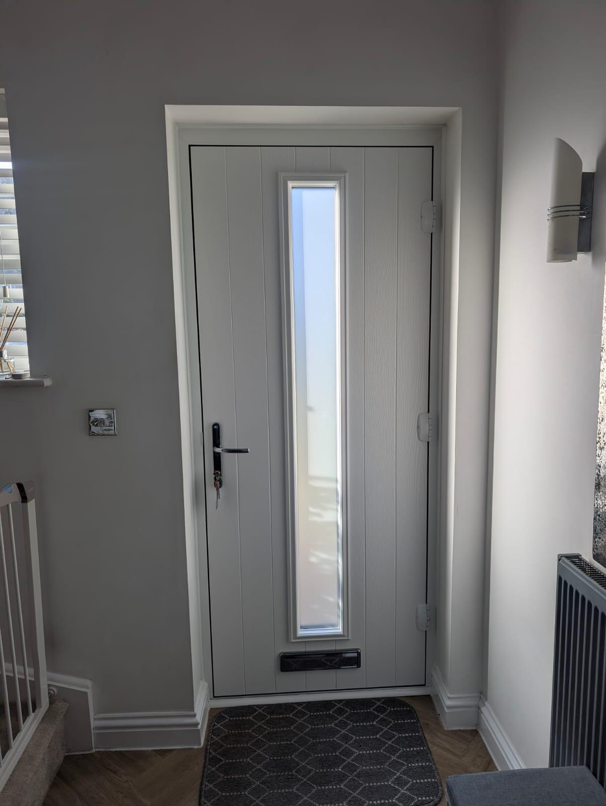 Composite Doors installation by Essential Glazing Products