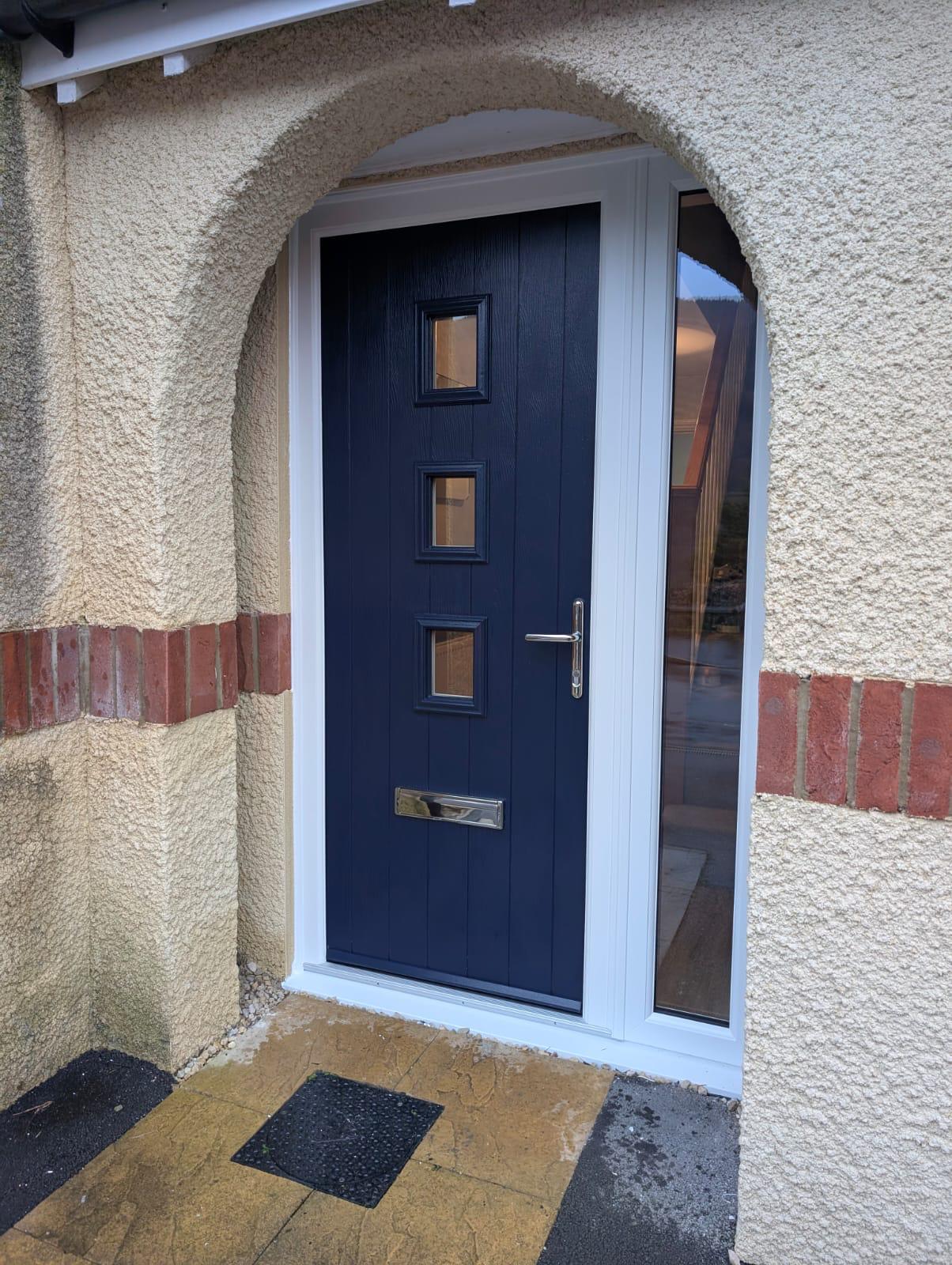Composite Doors installation by Essential Glazing Products