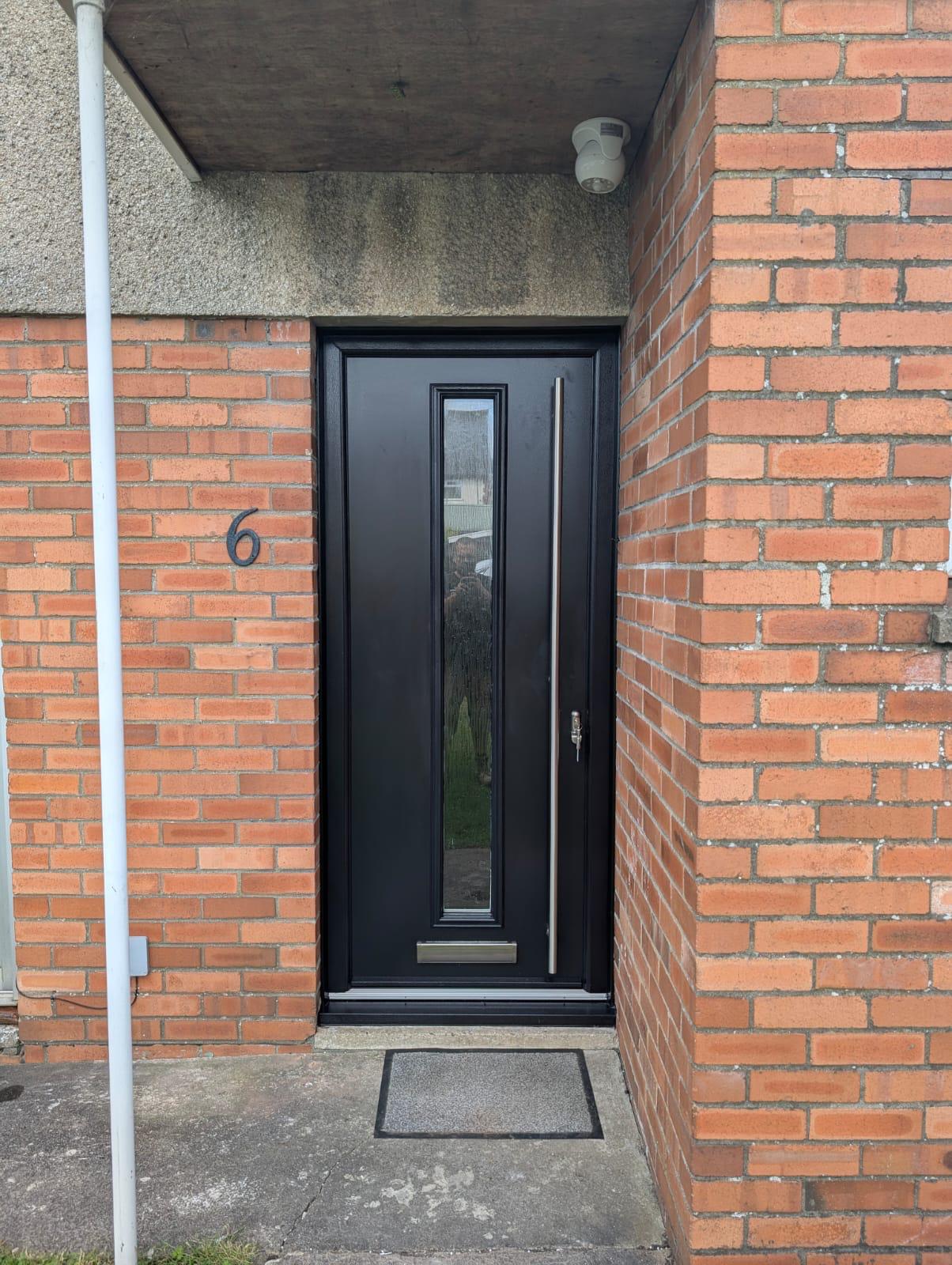 Composite Doors installation by Essential Glazing Products