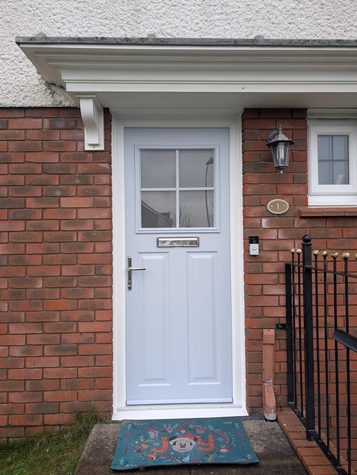 Composite Doors installation by Essential Glazing Products