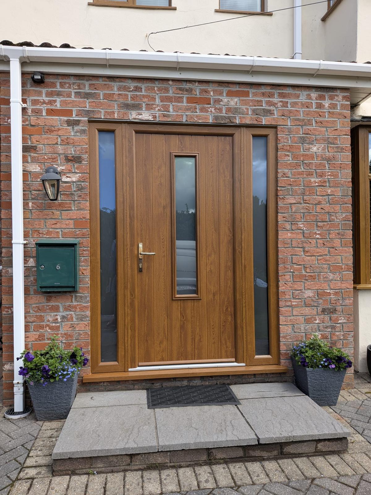 Composite Doors installation by Essential Glazing Products
